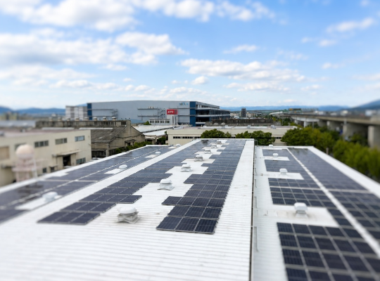 太陽光発電設備の写真